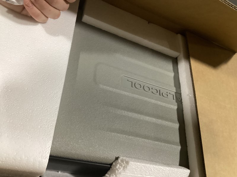 Condition photo showing New/Like New for alpicool y15e portable car freezer,12 volt refrigerator, 17 quart (15.8 liter) fast cooling 12v car fridge, -4?~68? for outdoor, camping, rv (grey&black) 17 quart grey&black