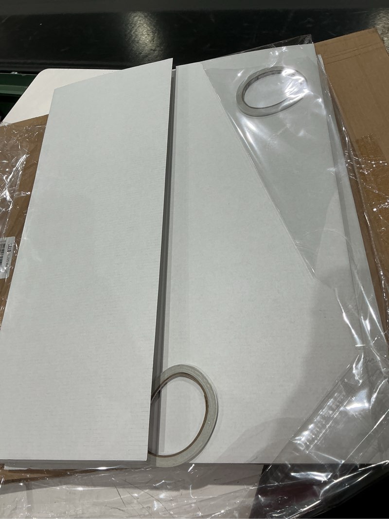 Condition photo showing Good Condition for 4 pack trifold poster board, ikayas 24" x 36" double sided white tri-fold poster boards, science fair display boards presentation boards for mounting, art, display, projects classroom supplies