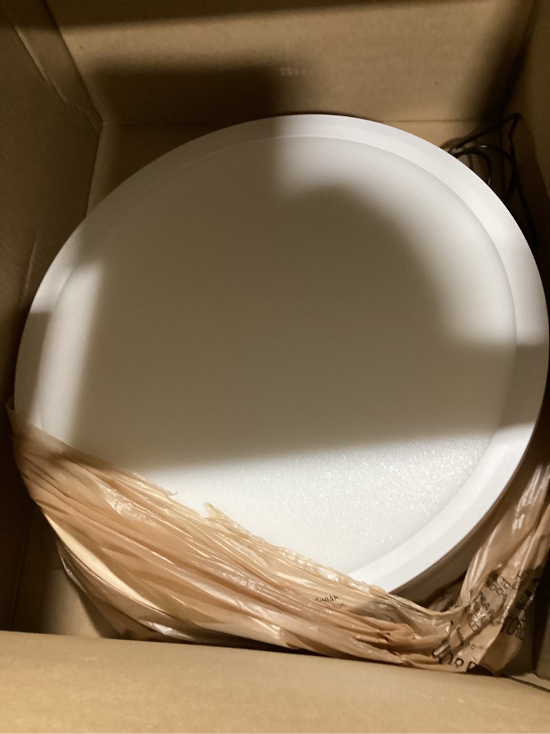 Condition photo showing Good Condition for JAYEGT LED Light Base Non-Slip Rotating Display Stand , 110Lbs Load,360 Photography Turntable for Products Shows, Glass Crystal Artwork, Jewelry,Remote control(16.5inch / 6Color LED Light/White/Wired)