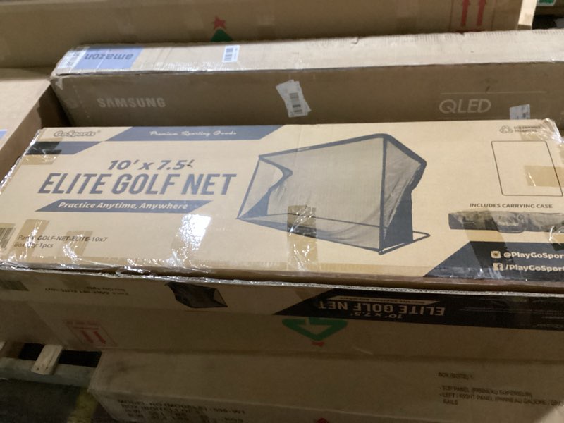 Condition photo showing Good Condition for GoSports Elite Golf Practice Net with Steel Frame - Choose 10' or 7' Size Black 10' Width