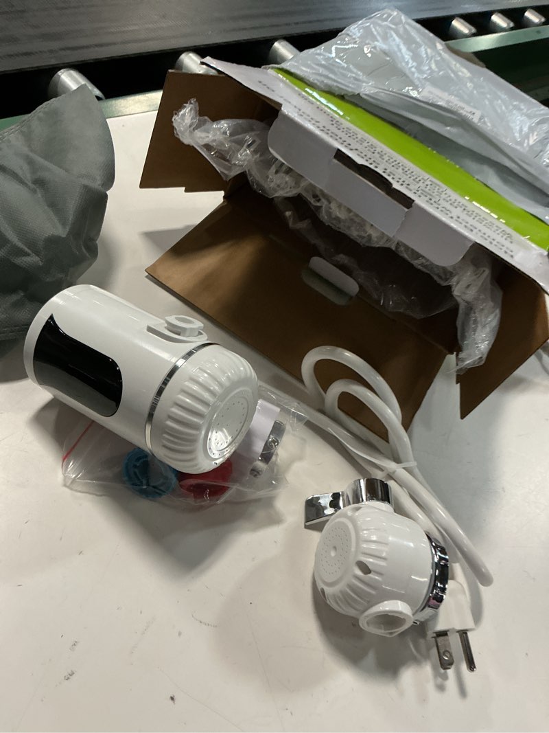 Condition photo showing Good Condition for tankless water heater electric 110v hot water heater faucet instant kitchen bathroom fast heating ta