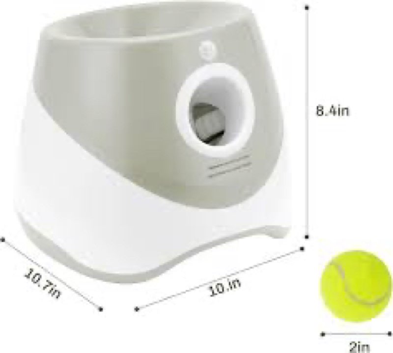 Elevon Dog Ball Thrower Launcher, Indoor/Outdoor Automatic Ball Launcher for Small and Medium-Sized 