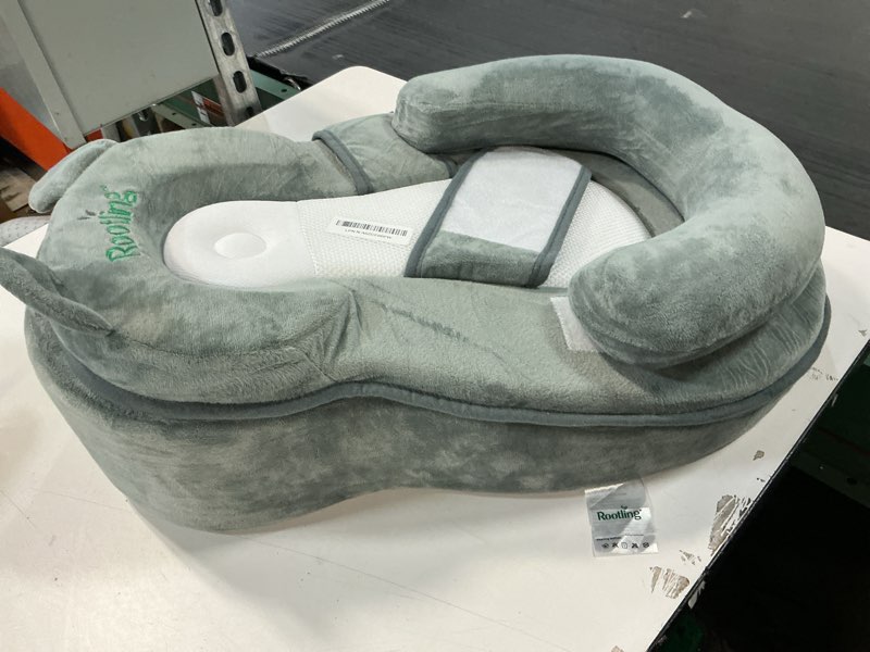 Condition photo showing Good Condition for Rootling Baby Feeding Pillow, Anti Overflow Feeding Pillow for Reducing Spit-Up, Safety Nursing Pillow, Baby Lounger Reflux Wedge Breastfeeding, Removable top and Bottom