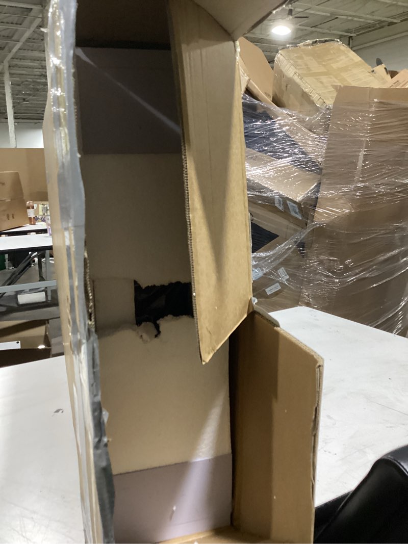 Condition photo showing New/Like New for bathroom medicine cabinet with mirror, 20x30 inch recessed or surface mount wall organizer, fits tall bottles, 6 adjustable glass shelves, soft close dtc hinges, matte black, pre-assembled black 20" x 30"