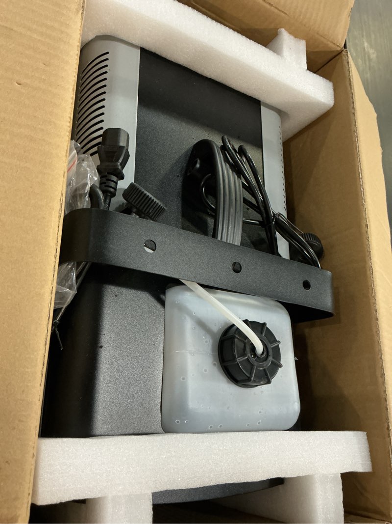 Condition photo showing As Is for telbum fog machine 1500 watt and 16000 cfm fog with with 2 sets of controllers, professional smoke machine for dj stage halloween party wedding christmas