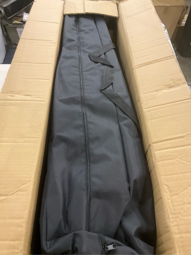 Condition photo showing New/Like New for Double High-Back Camping Loveseat with Pillows, Dual Cup Holders & Cooler Bags - Oversized 2 Person Heavy Duty Folding Chair for Adults, 800LBS Capacity, Outdoor, Picnic, Lawn (1, BlackGrey) Blackgrey 1double