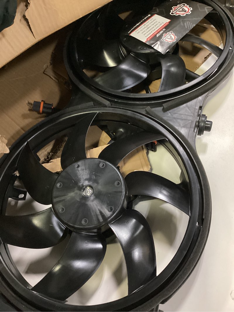 Condition photo showing Good Condition for Replacement Radiator Fan - Compatible with Nissan Pathfinder, Infiniti QX60, JX35 Including Year Models 2013-2020 - Replaces 21481-3JA2E, 214813JA0A, 214813JA0E, 214813JA1B, 214933JA0E