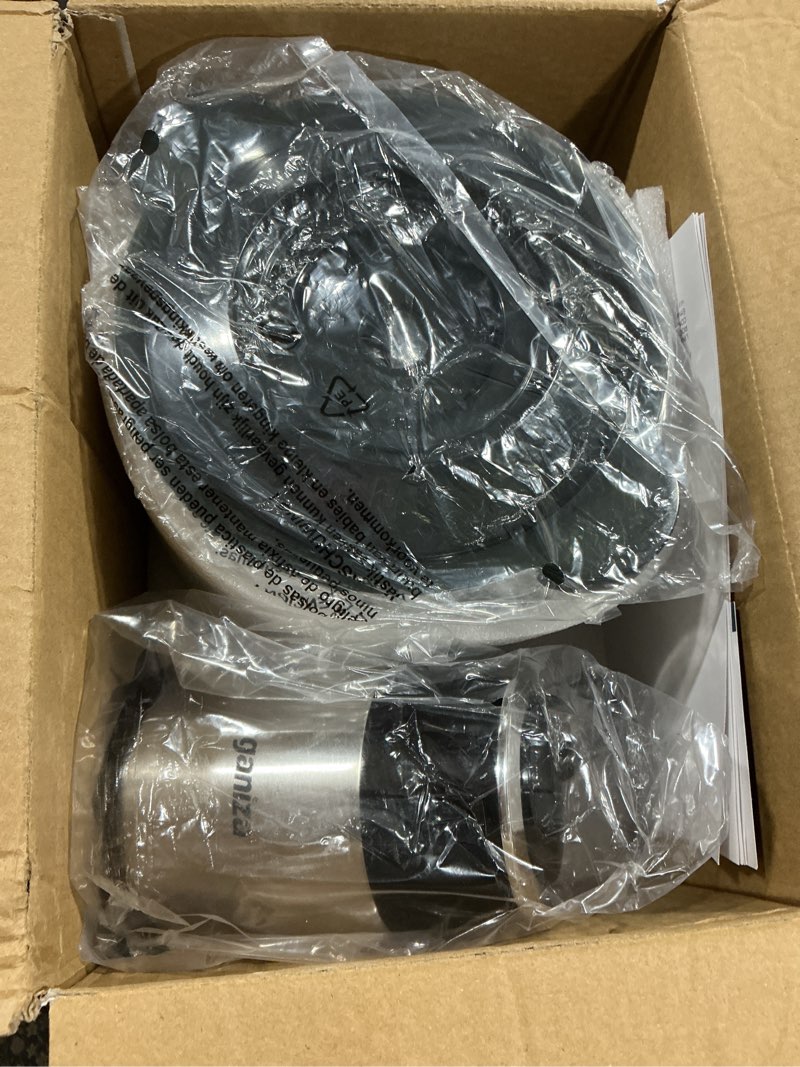 Condition photo showing Good Condition for ganiza food processors, electric food chopper with meat grinder & vegetable chopper - 2 bowls (8 cup+8 cup) with powerful 450w copper motor - includes 2 sets of bi-level blades for fruits/meat/nuts black