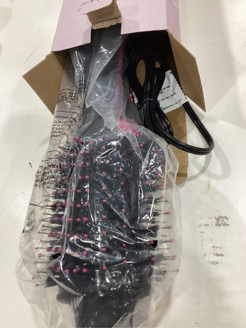 Condition photo showing Good Condition for hair dryer brush blow dryer brush in one, upgraded 4 in 1 hair dryer and styler volumizer with negative ion anti-frizz ceramic titanium barrel hot air hair straightener brush black/pink