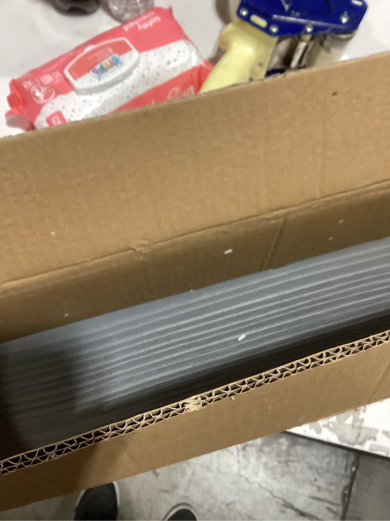 Condition photo showing Good Condition for BoscoMondo Solid Wood Fireplace Mantel Shelf, Floating Mantle for Living Room, Farmhouse Rustic Wood Mantel, Easy Wall Mount with Heavy-Duty Metal Bracket (48", Intense Grey) 48" Intense Grey