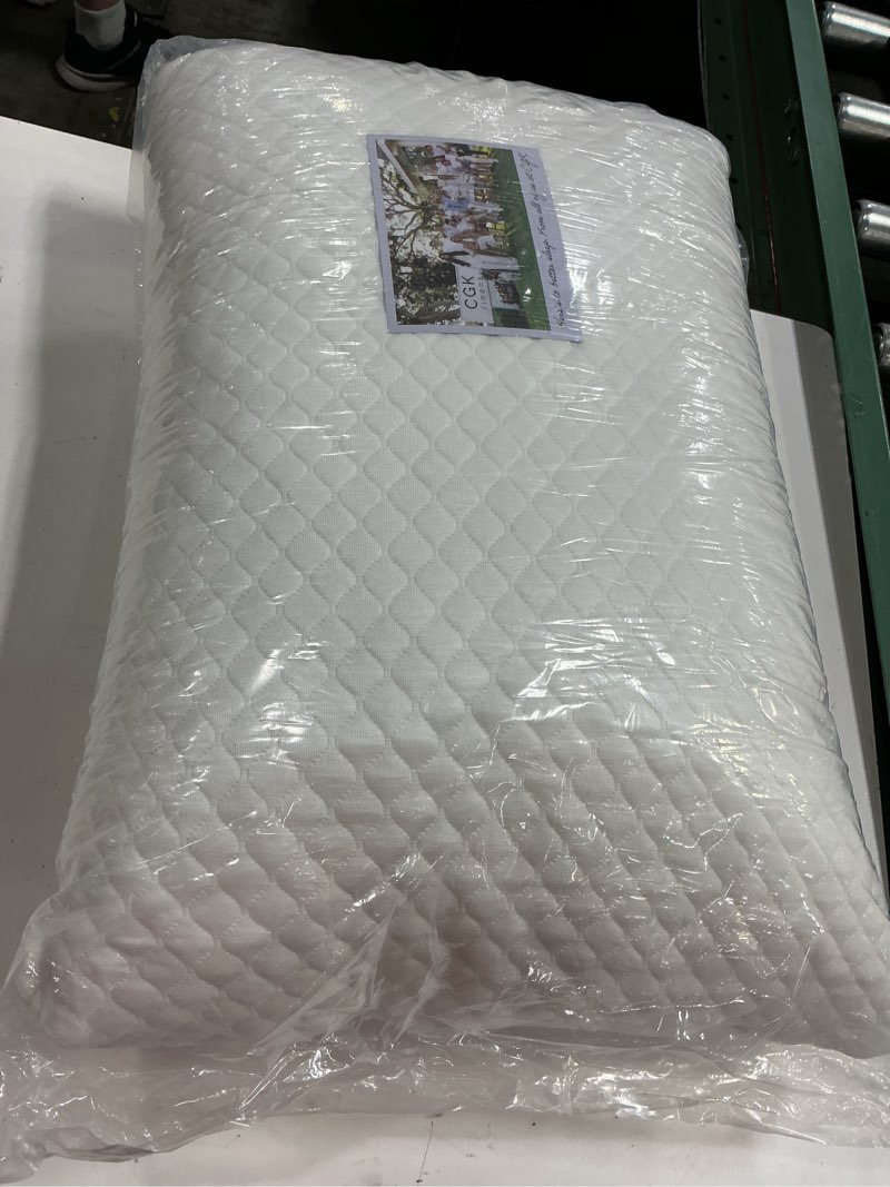 Condition photo showing Good Condition for cooling pillow queen size set of 2 - breathable cooling bed pillows for hot sleepers - adjustable shredded memory foam - soft or firm, supportive for side, back and stomach sleepers - washable cover queen 2