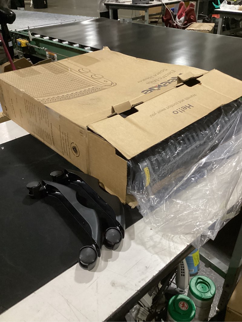 Condition photo showing Good Condition for reekie electric space heaters for indoor use in large rooms, 1500w convection mica infrared heater with thermostat, fast heating, quiet operation, overheat protection