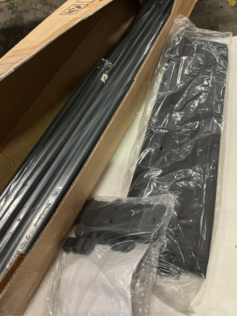Condition photo showing New/Like New for morngardo 6ft room divider portable, folding privacy screens, 4 panel room partitions, 88" foldable wall dividers, separating for home office bedroom dorm decor (black) black 88'w - 4 panels