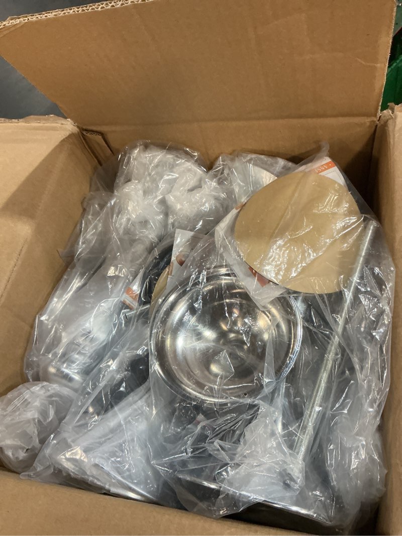 Condition photo showing New/Like New for Sadnyy 16 Pcs Metal Flower Arrangements Stand Metal Wedding Centerpiece Stand Tall Table Decor Flower Vase for Wedding Reception Centerpieces Event Party Hotel Home Decor(12.6 Inch,Silver) Silver 12.6 Inch