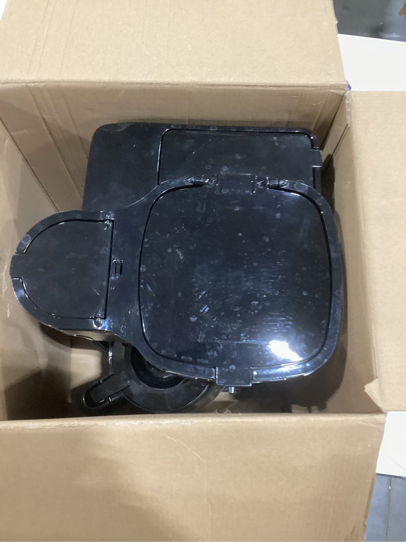 Condition photo showing As Is for Hamilton Beach 2-Way Programmable Coffee Maker, 12 Cup Glass Carafe And Single Serve Coffee Maker, Black with Stainless Steel Accents, 49980RG 12 Cup Black