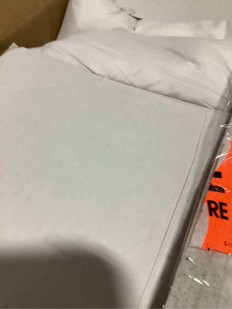 Condition photo showing As Is for ELEMUSE Queen Mattress Topper for Back Pain, Extra Thick Mattress Pad Cover, Plush Soft Pillowtop with Elastic Deep Pocket, Overfilled Down Alternative Filling White Queen Mattress Topper