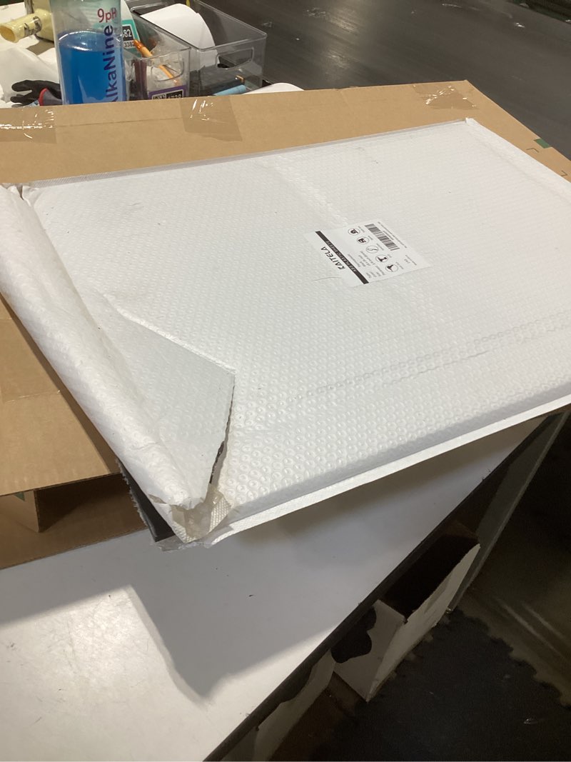 Condition photo showing Good Condition for abs plastic sheet 18" x 24" x 1/4" thick (6mm) black rigid moldable thermoplastic board for crafts, diy projects, home decor - textured & smooth surface, pack of 2 18" x 24", 1/4" thick 2