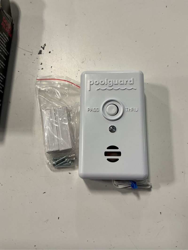 Condition photo showing Good Condition for poolguard dapt-2 water hazard pool door alarm, white