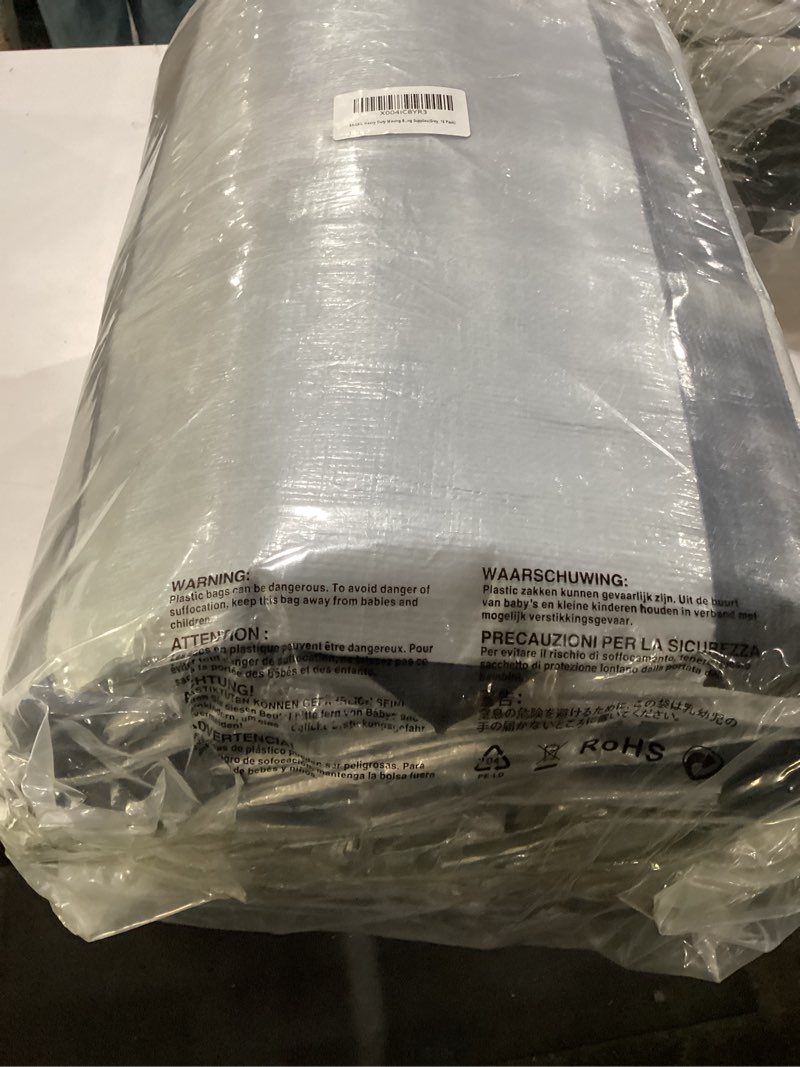 Condition photo showing New/Like New for BAGAIL Heavy Duty Moving Bags with Strong Handle, Extra Large Moving Boxes, Storage Tote for Clothes, College Moving Supplies(Grey, 16 Pack) Grey 80L-16pack-Standard