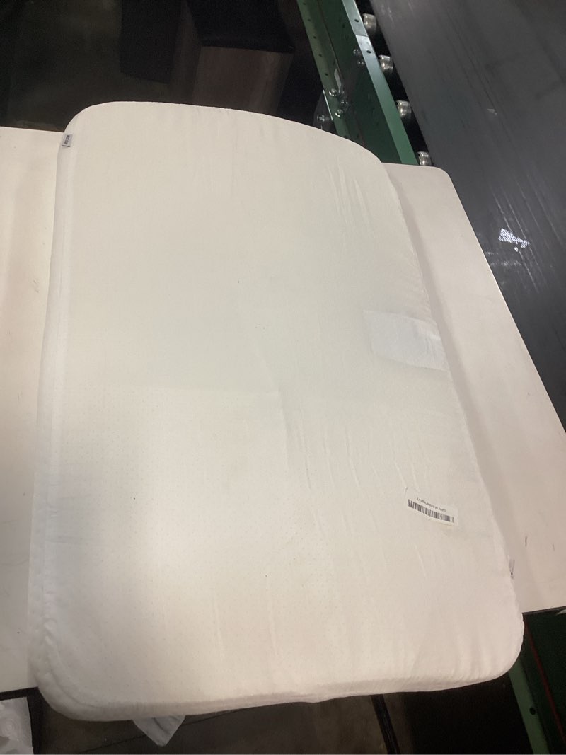 Condition photo showing As Is for Mecc ecoh Baby Bassinet Mattress, 100% Breathable Cover, Water-Resistant Lining, Rectangle 32"x20"x2" Fit for AMKE All Mesh/RONBEI/Ezebaby Rocking/Bold/Ezebaby/VaVaSoo/Yacul/Simmons Kid Koi White Rectangle 32" x 20" x 2"