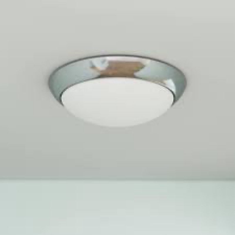 project source 11-in w brushed nickel led flush mount light energy star
