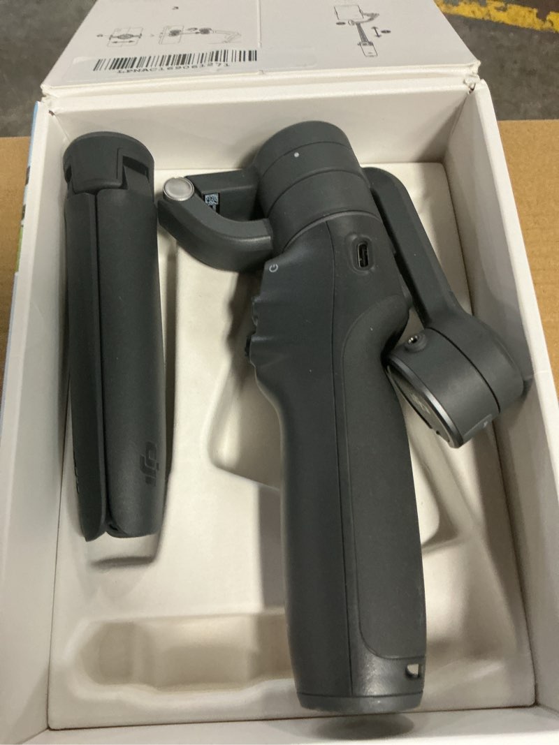 Condition photo showing As Is for DJI Osmo Mobile 6 Gimbal Stabilizer for Smartphones, 3-Axis Phone Gimbal, Built-In Extension Rod, Object Tracking, Portable and Foldable, Vlogging Stabilizer, YouTube TikTok, Slate Gray Slate Gray Standalone