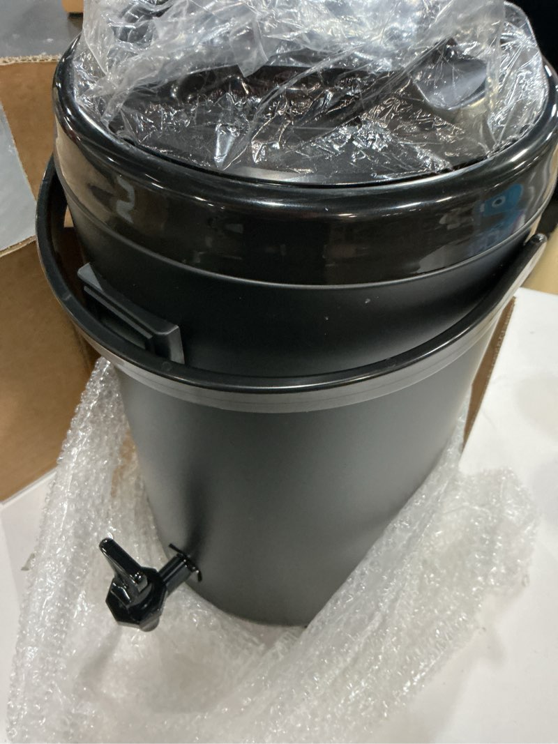 Condition photo showing Good Condition for Insulated Beverage Dispenser-NON HEATING-75 Cup Cold Drink Beverage for Catering-Stainless Steel Iced Beverage Dispenser 12 L/3.2 Gallon Coffee Dispenser with Spigot for Tea,Juice (black)