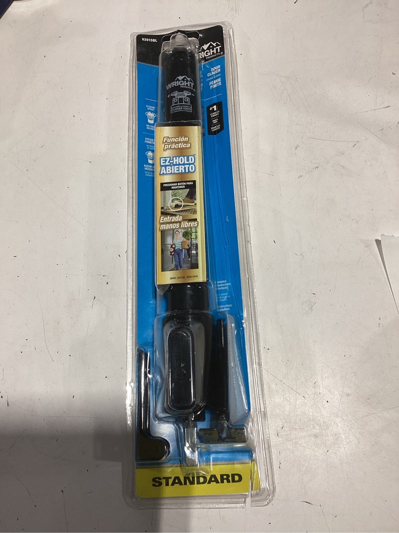 Condition photo showing As Is for ez hold closer, standard duty black