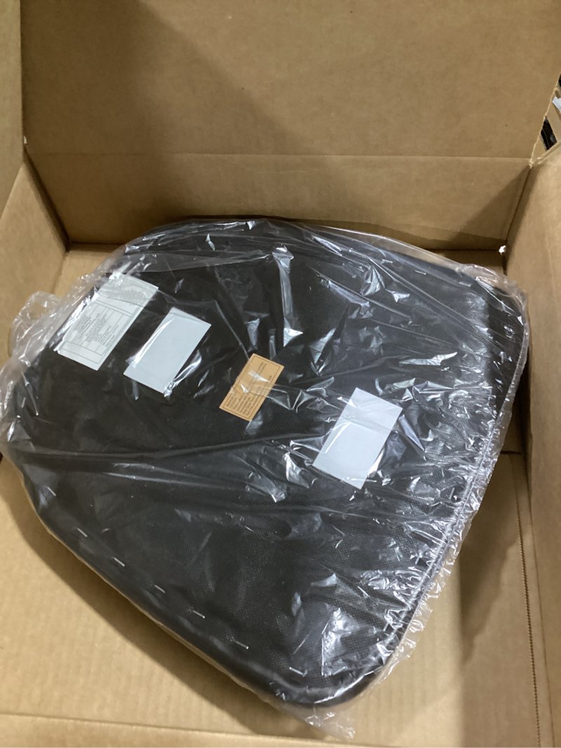 Condition photo showing Good Condition for flash furniture hard black vinyl chiavari chair cushion black vinyl pack of 1