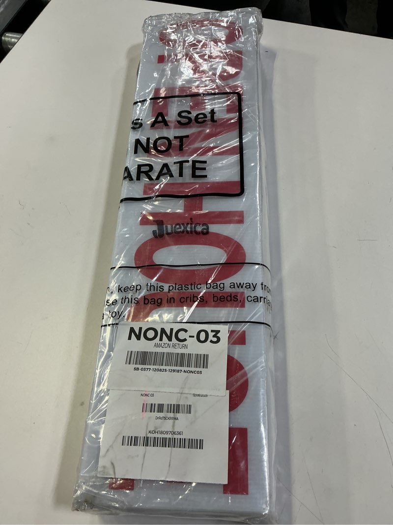 Condition photo showing New/Like New for Juexica 12 Pcs Real Estate Rider Signs 24 x 6 Inch Coming Soon, for Sale, Pending, Sold Waterproof Signs Rider Real Estate with Different Messages(White with Red) White with Red Rectangle