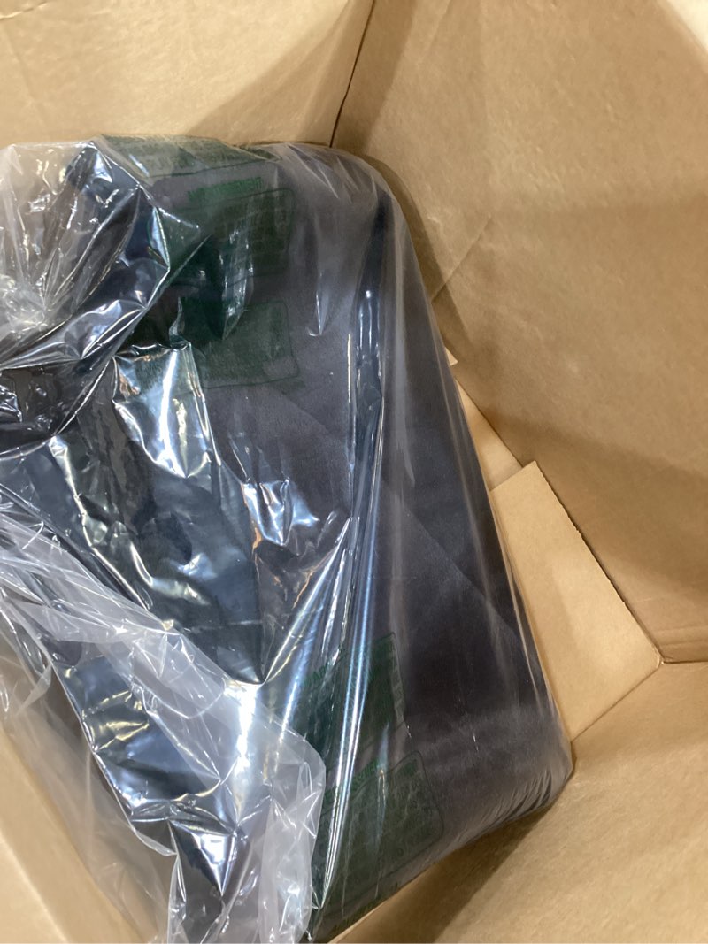 Condition photo showing Good Condition for Furhaven ThermaNAP Self-Warming Cat Bed for Indoor Cats & Large/Medium Dogs, Washable & Reflects Body Heat - Quilted Faux Fur Reflective Bed Mat - Black, Large