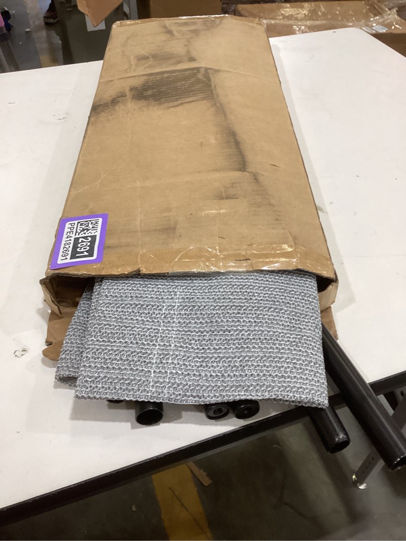 Condition photo showing Good Condition for coolaroo original elevated dog bed - breathable off-the-ground pet bed with cooling fabric, joint relief & moisture-resistant fabric, 100% recyclable, easy clean, grey, medium medium dog bed grey