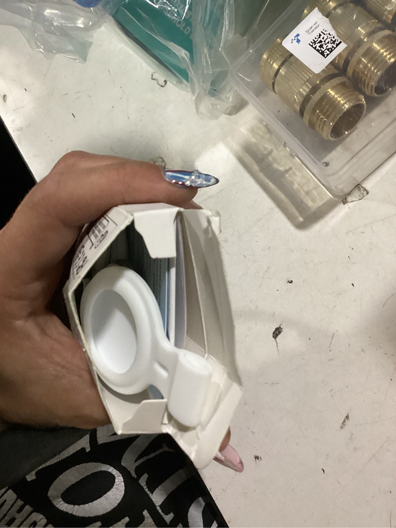 Condition photo showing Good Condition for 2 pack tracker tags [apple mfi certified] pair with apple find my (ios only) bluetooth air smart tags key finder item locator waterproof finder worldwide tracking for pets wallet backpack dogs luggage white