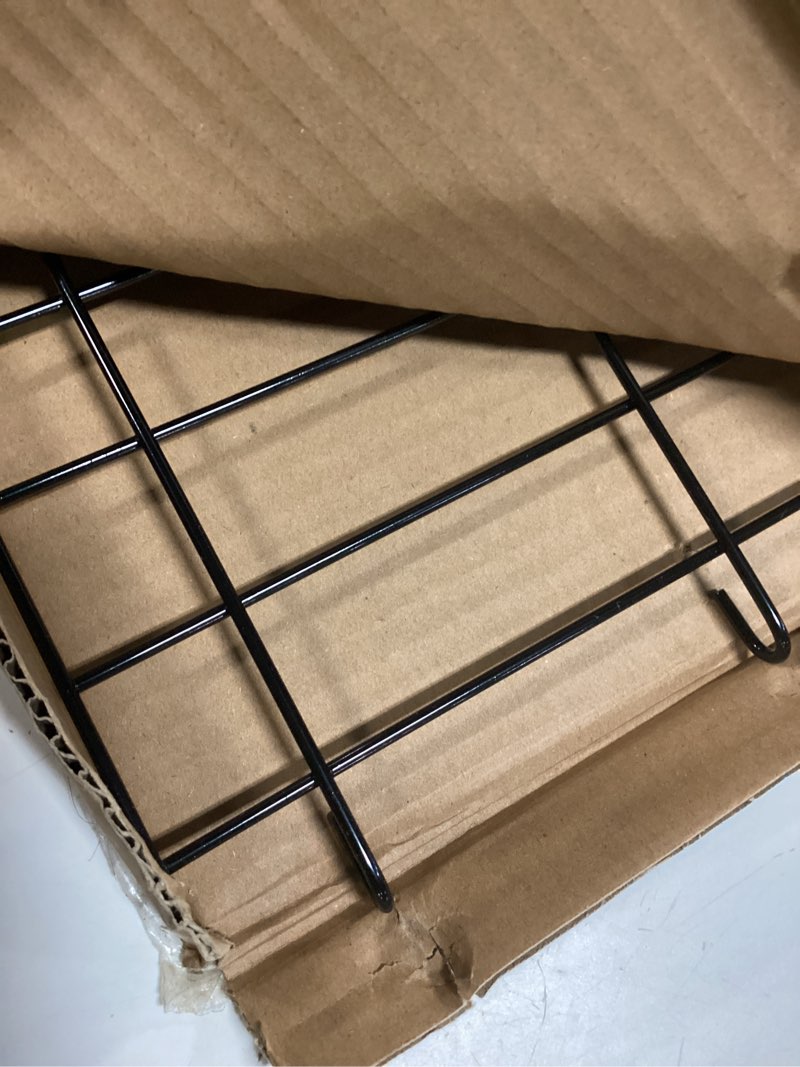 Condition photo showing As Is for midwest homes for pets dog crate divider panel for 24-inch pet cages, adjusts living space, fits midwest crate models 1624, 1624dd, 724up, black e-coated, 02dp black 18.3"l x 17.6"w x 0.5"h models 1624, 1624dd, 1924 and 724up