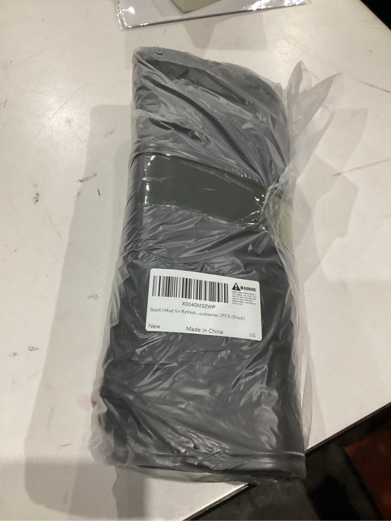 Condition photo showing New/Like New for BestEvMod 2PCS Center Console Side Anti-Kick Mat, Dust Resistant Protector Cover, Leather Fabric Paste Installation for Tesla 2025 2024 Refreshed Model 3 Highland Accessories (Black)