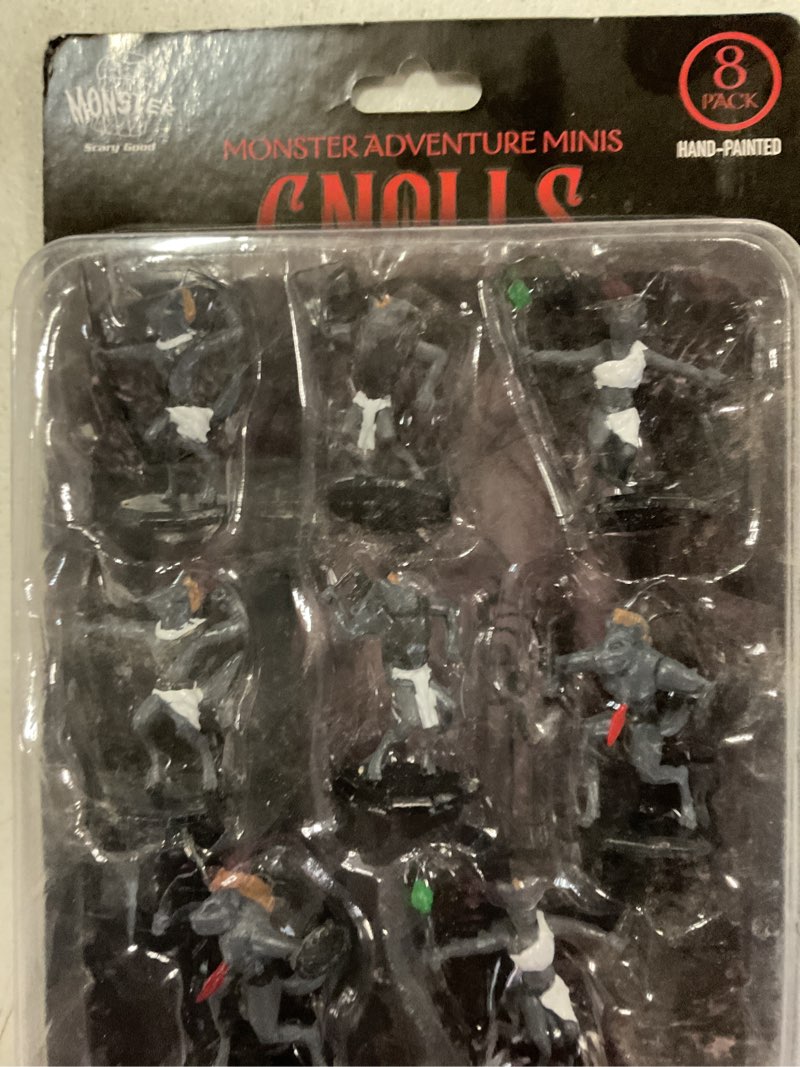 Monster Protectors 8 Fantasy Gnoll Mini Figures- All Unique Designs- 1" Hex-Sized Compatible with DN