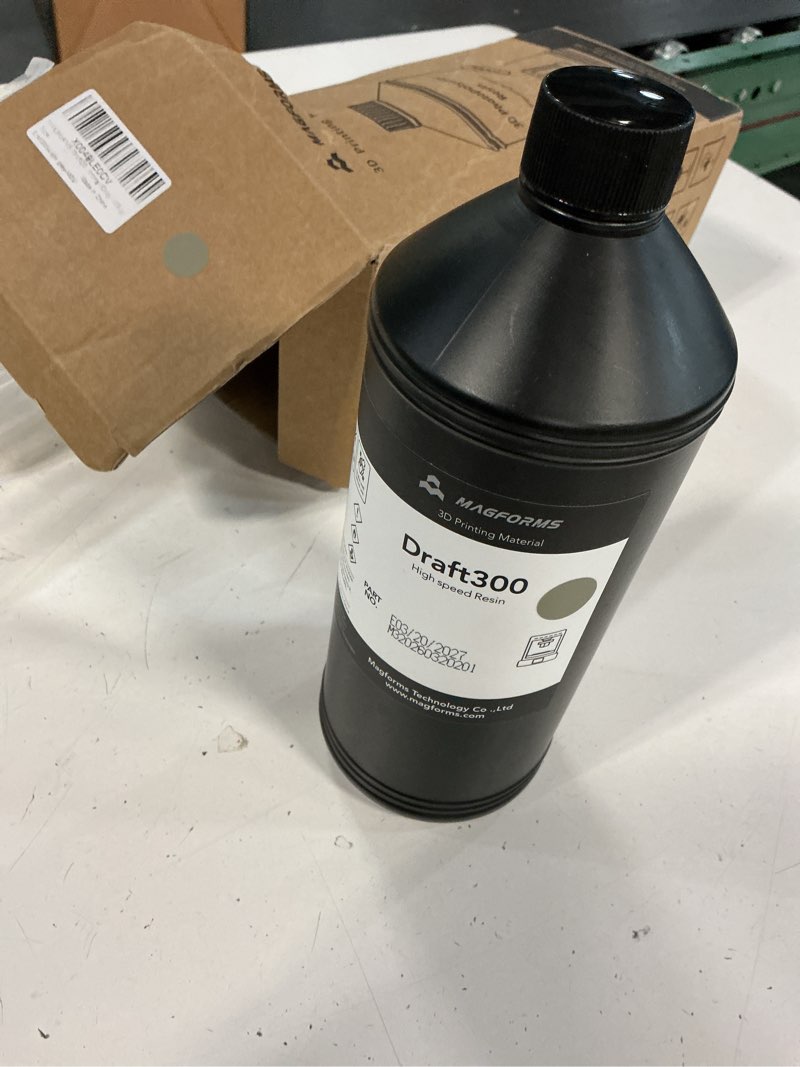 Condition photo showing New/Like New for draft300--magforms high speed 3d printing resin photosensitive fast molding speed 405nm 1kg gresina impressora 3d printer resin
