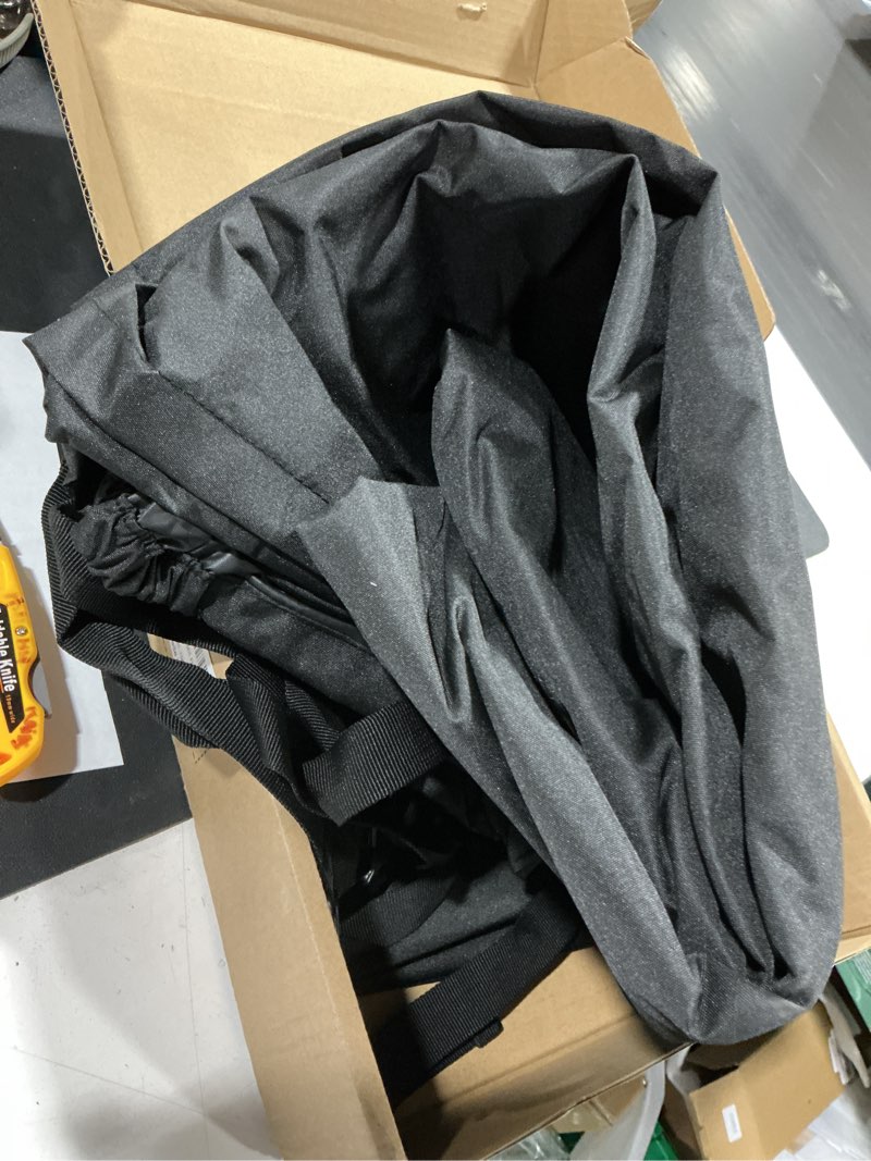 Condition photo showing Good Condition for zettum riding lawn mower cover - lawn tractor covers waterproof & heavy duty, 600d outdoor mower cover universal fit with storage bag for john deere, ego, toro, craftsman, husqvarna, honda and more senior black - riding mower