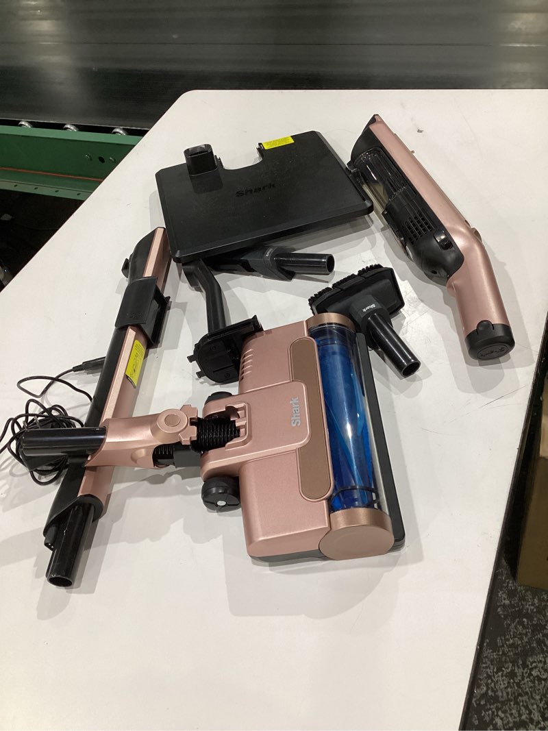 Condition photo showing Good Condition for (USED, NOT TESTED) Shark WS642RG WANDVAC System Pet 3-in-1 Ultra-Lightweight Powerful Cordless Stick & Handheld Vacuum Combo with Charging Dock, Duster Crevice Tool & Pet Multi-Tool, Rose Gold Rose Gold without HEPA Empty Base