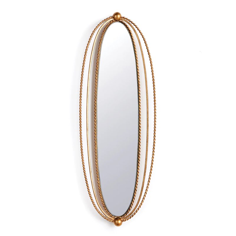 Wall mirror NAPA Home & Garden, BRAIDEN MIRROR The Size is: 9 x 1.5 x 25.5 Inches;,N3SE05