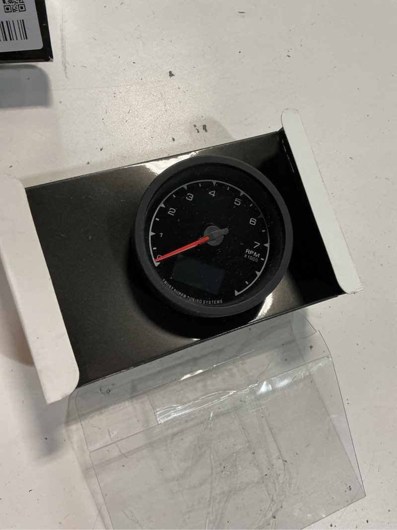 Condition photo showing Good Condition for mh tachometer 2.5" 60mm 9000rpm boat tachometer rpm gauge multicolor backligt for auto car truck marine