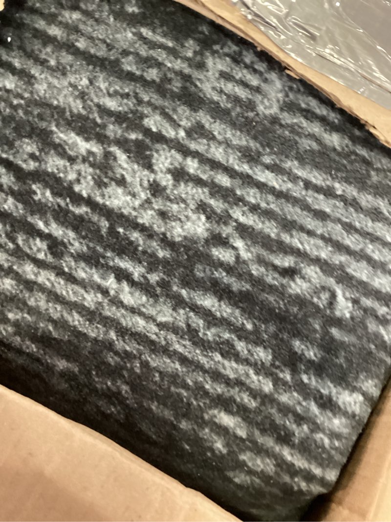 Condition photo showing Good Condition for lianlam washable rug 10x12 area rugs for living room - stain resistant non-slip backing boho rug for bedroom,durable & ultra-thin vintage large area rug(10x12,black) black 10' x 12' (rectangular)