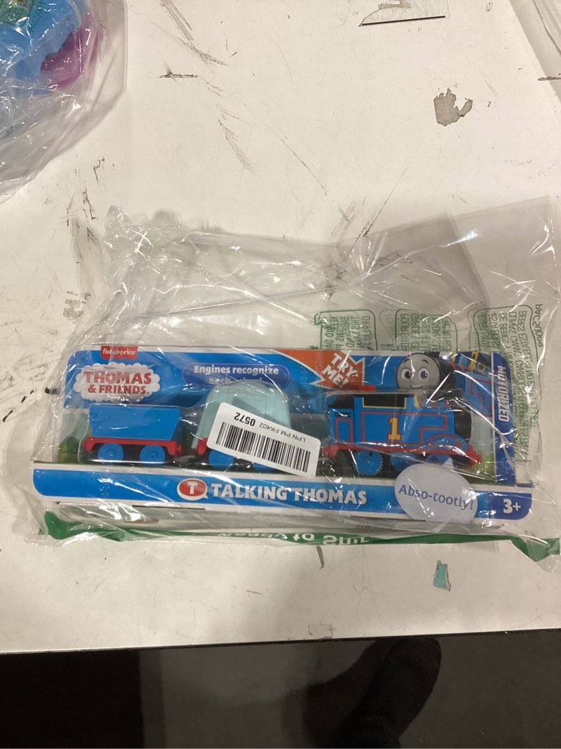 Condition photo showing As Is for similar product Thomas & Friends Motorized Toy Train Secret Agent Thomas Battery-Powered Engine with Cargo for Preschool Kids Ages 3+ Years