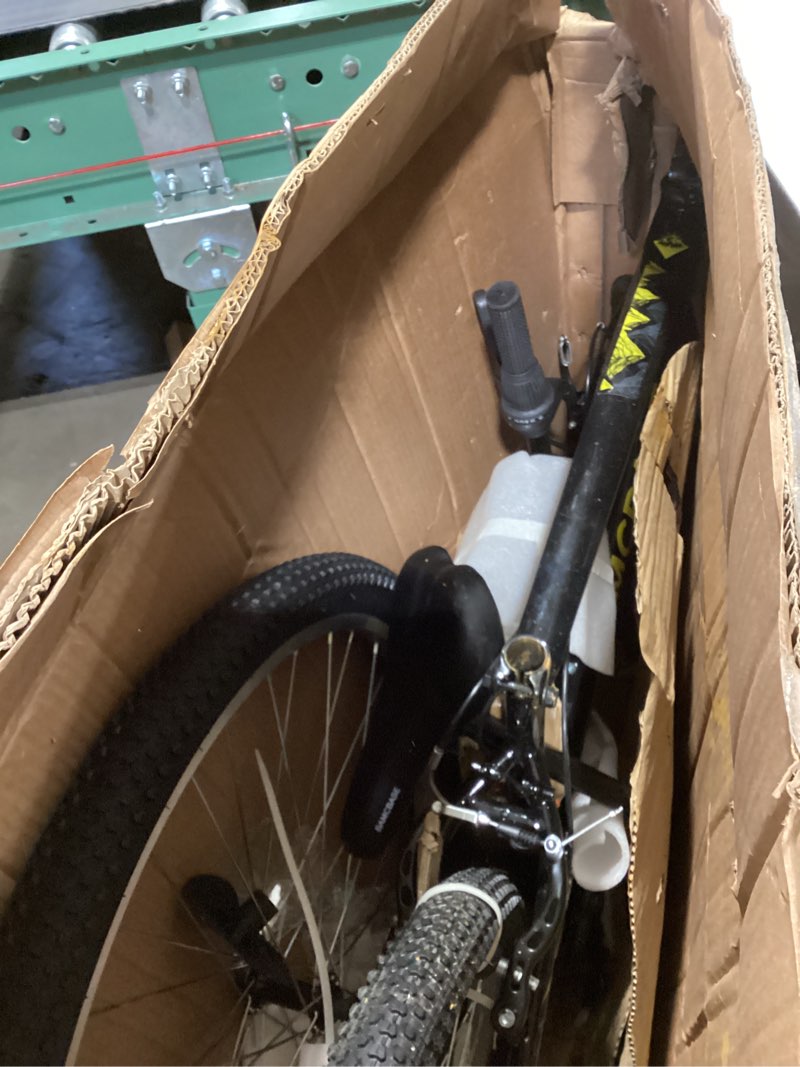 Condition photo showing As Is for hiland 26 27.5 29 inch mountain bike, mens womens mtb with 21 speeds, high-tensile steel frame, v brake, hardtail bicycle for adults black 27.5