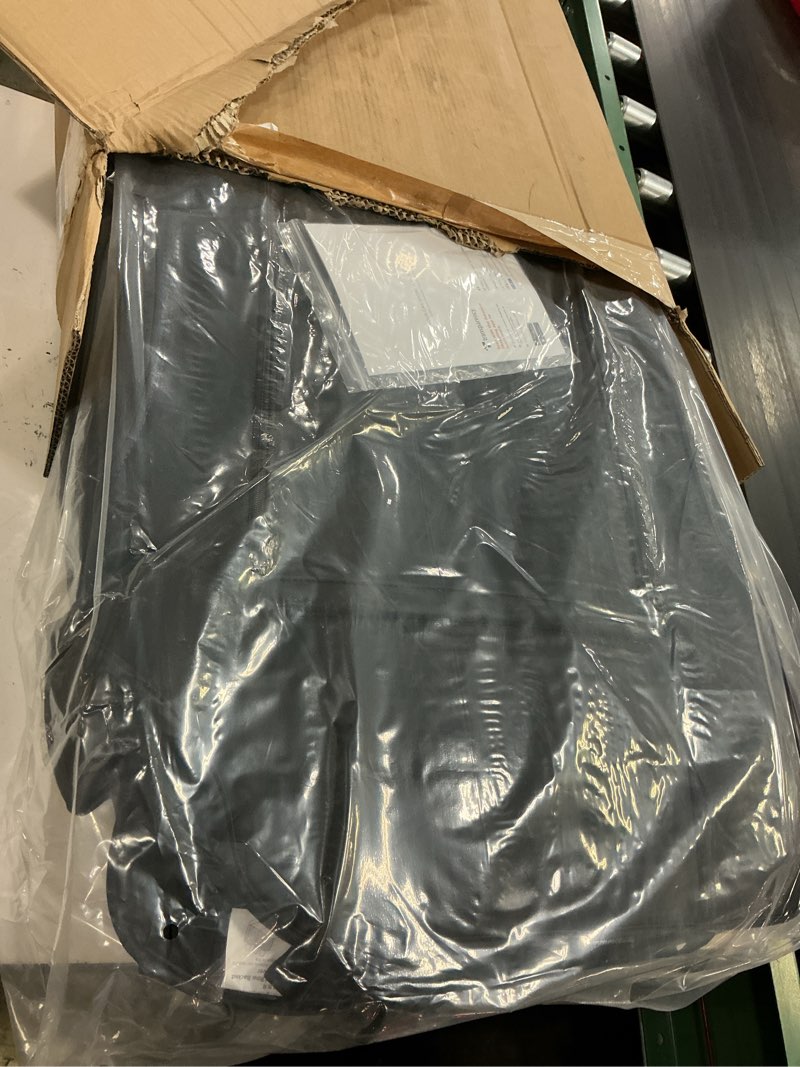 Condition photo showing Good Condition for custom leather seat covers for silverado/sierra 1500 2019-2026, 2500hd 3500hd 2020-2026 crew cab full set with jump seat cover (armrest storage version only), truck accessories full set - black w/ blue trim #c019 2019-2026(1500) & 2020-2026(2500hd) crew