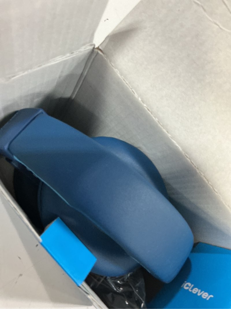 Condition photo showing Good Condition for iclever bth12 kids bluetooth headphones,colorful led lights kids headphones wireless,74/85dba safe volume,85h playtime,fast charging,bluetooth 5.2,over ear,built-in mic for ipad/tablet/airplane,blue b-blue