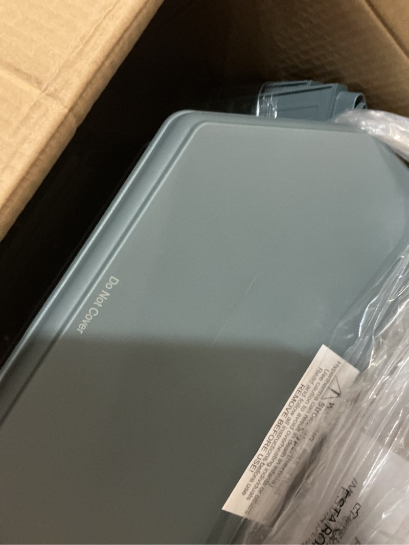 Condition photo showing Good Condition for RealSmart Electric Fireplace Heater 22 in Freestanding Fireplace Stove Infrared Fireplace with 3D Flame Effect Remoted Control, Timer, Overheating Protection (Gray)