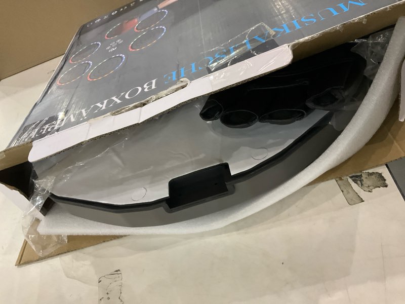 Music Boxing Machine with Boxing Gloves, Smart Light Adjustable Speed, Electronic Machine Wall Mount