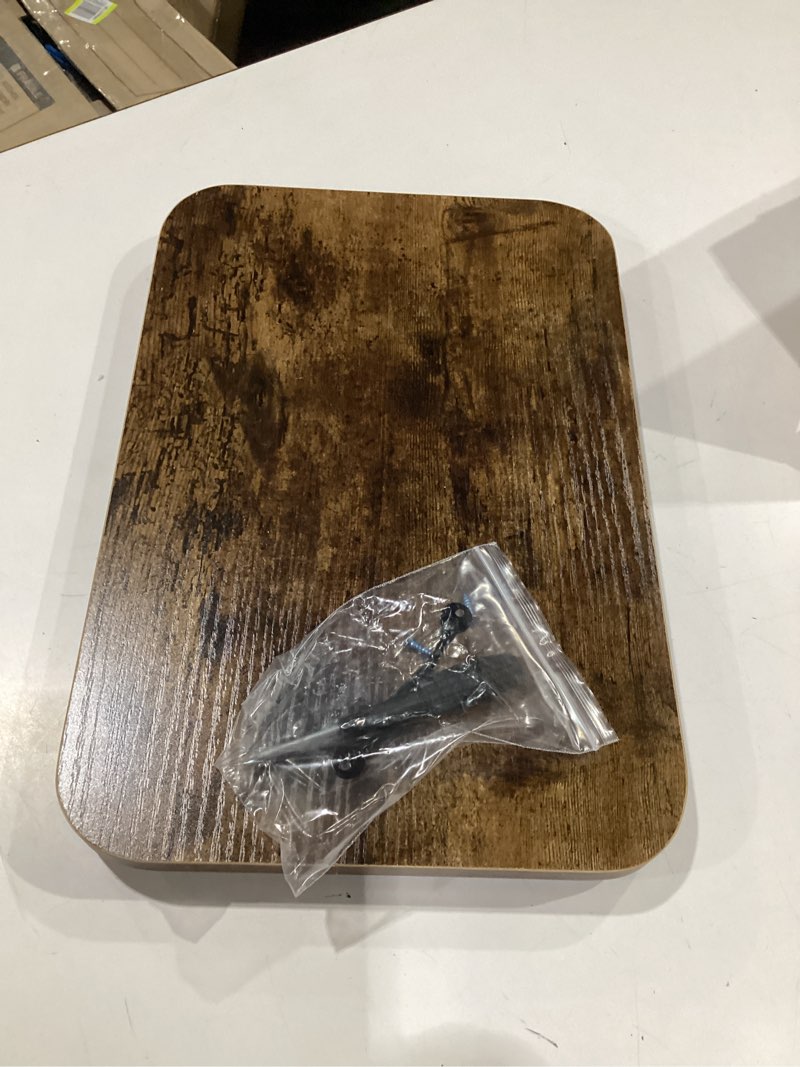 Condition photo showing New/Like New for appliance slider, sliding tray for coffee maker, coffee pot slider for countertop, 360° rolling tray appliance slider for kitchen appliances- rustic brown (9.5” x 14”) 9.5*14 inch brown