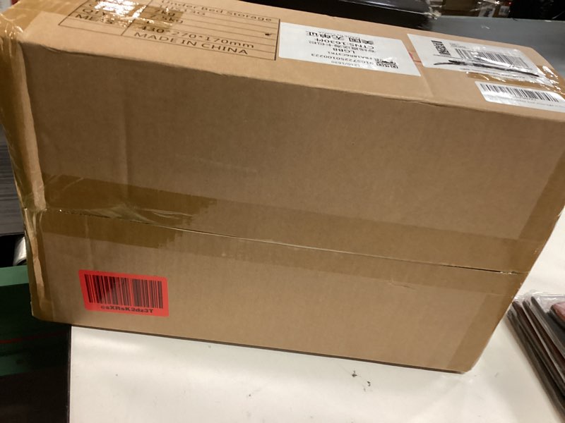 Condition photo showing New/Like New for Under Bed Storage with Wheels,Under Bed Drawers Heavy Duty, 2 Packs, Wooden Under Bed Storage Containers Organizer, Metal Frame, Patented Design Triple Size Grey